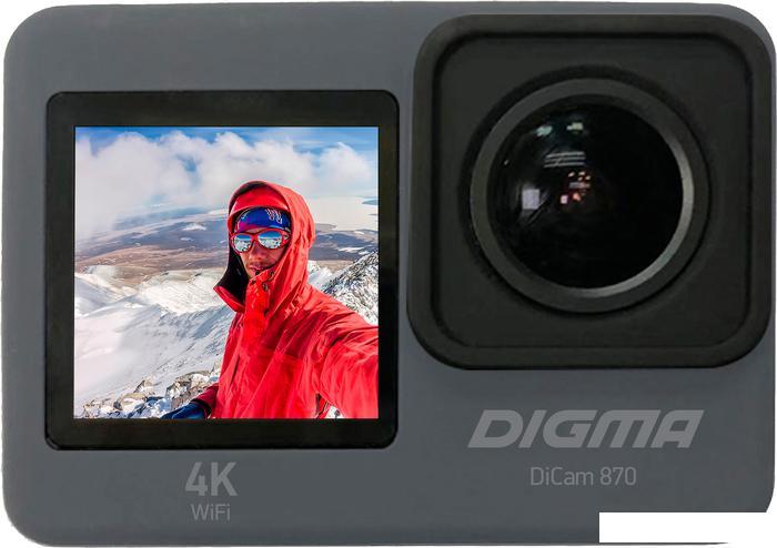 Экшен-камера Digma DiCam 870 - фото 1 - id-p225814429