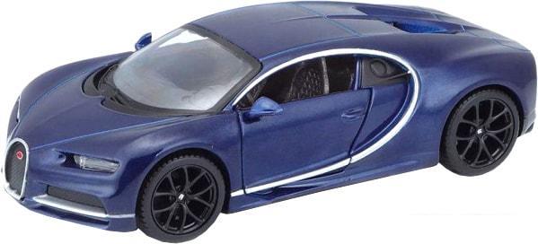 Игрушечный транспорт Bburago Bugatti Chiron 18-42025 (синий) - фото 1 - id-p225807216