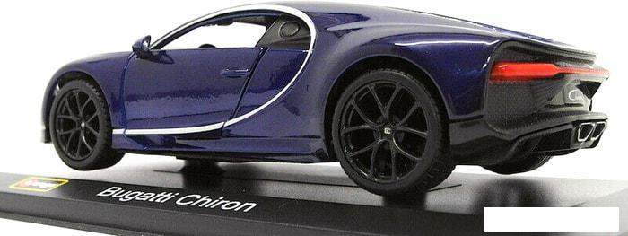 Игрушечный транспорт Bburago Bugatti Chiron 18-42025 (синий) - фото 4 - id-p225807216