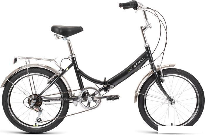 Велосипед Forward Arsenal 20 2.0 2022 (черный) - фото 1 - id-p225814435