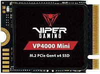 SSD накопитель Patriot VP4000 Mini 500ГБ, M.2 2230, PCIe 4.0 x4, NVMe, M.2 [vp4000m500gm23]