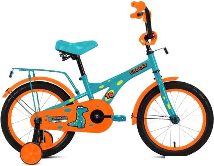 Детский велосипед Forward Crocky 16 2023 (бирюзовый) - фото 1 - id-p225808685