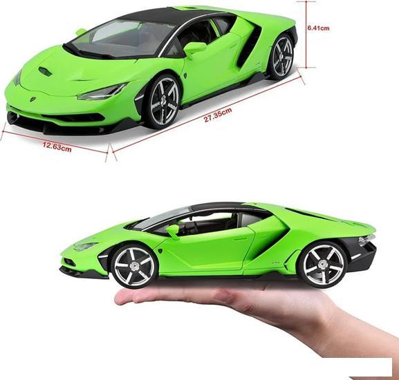 Легковой автомобиль Maisto Lamborghini Centenario 31386GN (светло-зеленый) - фото 8 - id-p225805871