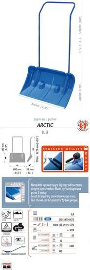 Движок для снега (скрепер) Prosperplast Arctic ILB-B333 - фото 2 - id-p225807245