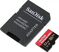 32Gb - SanDisk Extreme Pro - Micro Secure Digital Class 10 SDSQXCG-032G-GN6MA (Оригинальная!)