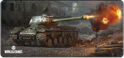 Коврик для мыши World of Tanks (XL) рисунок, ткань, 900х420х3мм [fwgmpwttis222s0xl] - фото 1 - id-p226075245