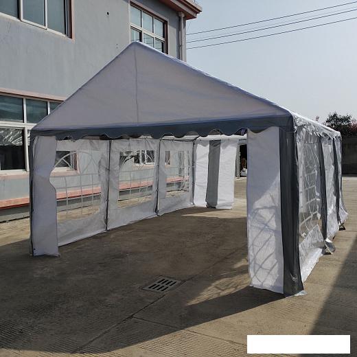 Тент-шатер Sundays Party 4x6 м (белый/серый) - фото 1 - id-p225807253