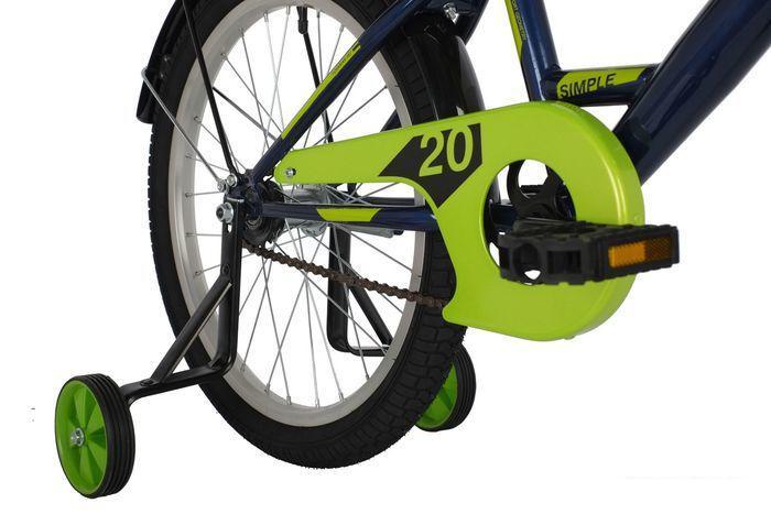 Детский велосипед Foxx Simple 20 2021 (синий) - фото 2 - id-p225810104