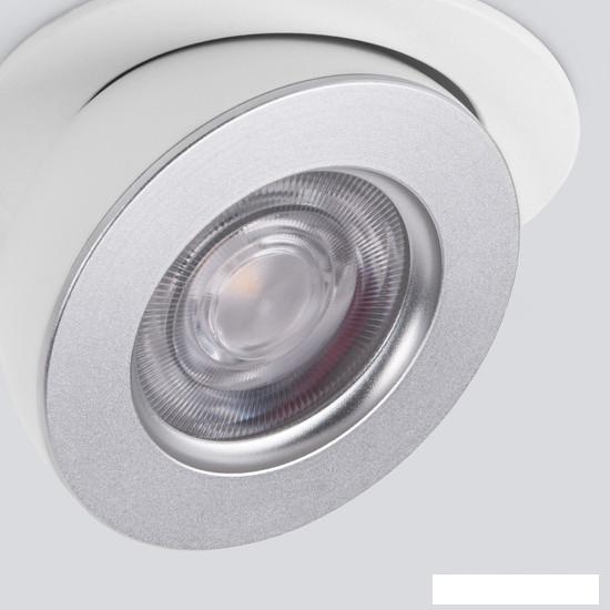 Точечный светильник Elektrostandard Pruno 25080/LED 8W 4200К (белый/серебро) - фото 3 - id-p225807257