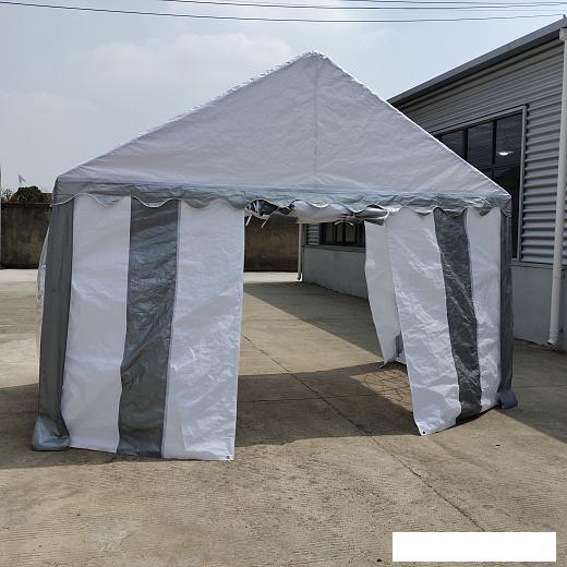 Тент-шатер Sundays Party 4x2 м (белый/серый) - фото 1 - id-p225807258