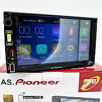 Магнитола в машину 1 din с экраном 7" Bluetooth Pioneer 7802