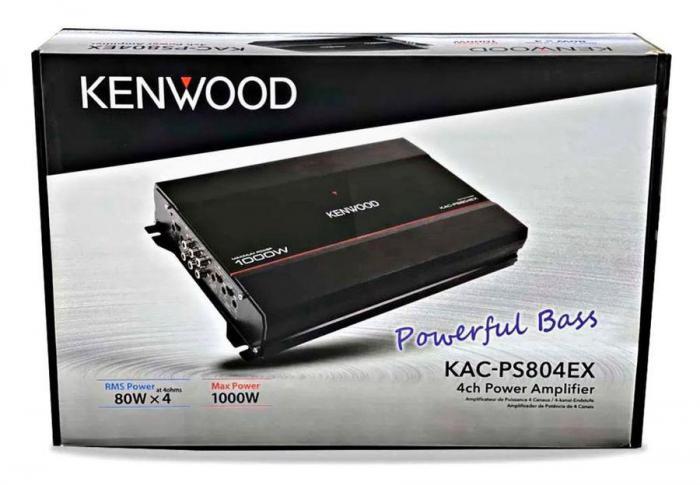 Усилитель автомобильный Kenwood KAC-PS804EX, черный - фото 3 - id-p226075886