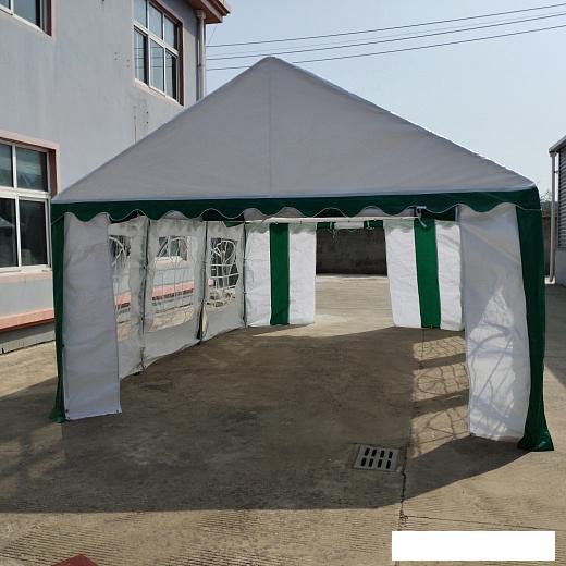 Тент-шатер Sundays Party 4x6 м (белый/зеленый) - фото 2 - id-p225813064
