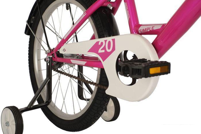 Детский велосипед Foxx Simple 20 2021 (розовый) - фото 5 - id-p225810129