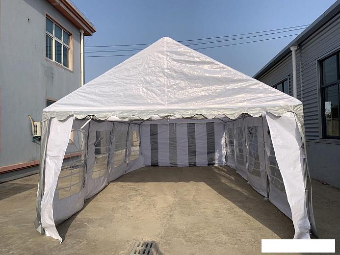 Тент-шатер Sundays Party 4x8 м (белый/серый) - фото 3 - id-p225813070
