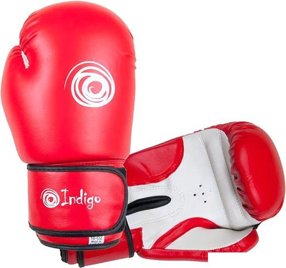 Перчатки для единоборств Indigo PS-799 (8 oz, красный) - фото 1 - id-p225808755