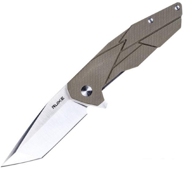 Складной нож Ruike P138-W (бежевый) - фото 1 - id-p226011650
