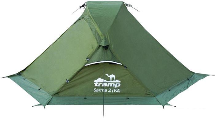 Экспедиционная палатка TRAMP Sarma 2 v2 (зеленый) - фото 4 - id-p225817223