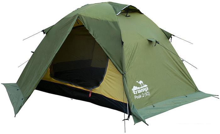 Экспедиционная палатка TRAMP Peak 2 v2 (зеленый) - фото 1 - id-p225817225
