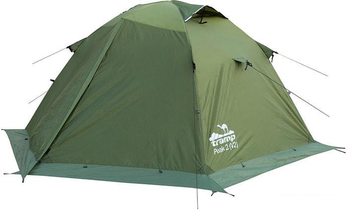 Экспедиционная палатка TRAMP Peak 2 v2 (зеленый) - фото 3 - id-p225817225