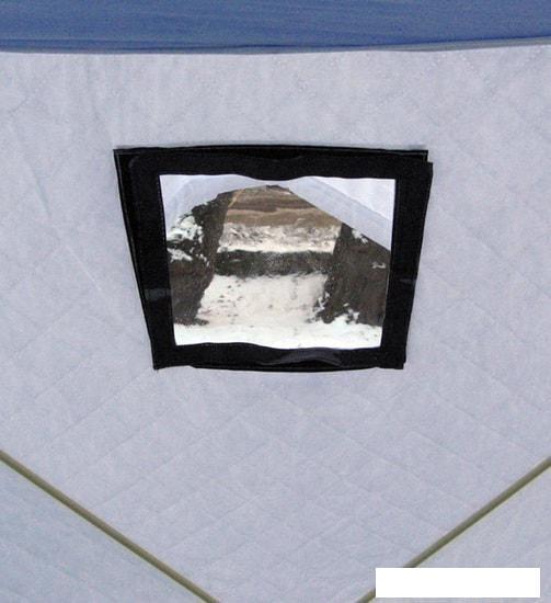 Палатка для зимней рыбалки Следопыт КУБ 3 Эконом (белый/синий) - фото 6 - id-p225924057