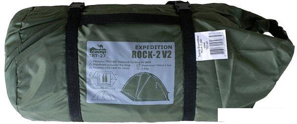 Экспедиционная палатка TRAMP Rock 2 v2 (зеленый) - фото 4 - id-p225817239
