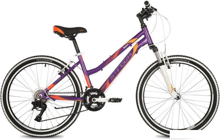 Велосипед Stinger Laguna 24 р.12 2022 (фиолетовый) - фото 1 - id-p225810176