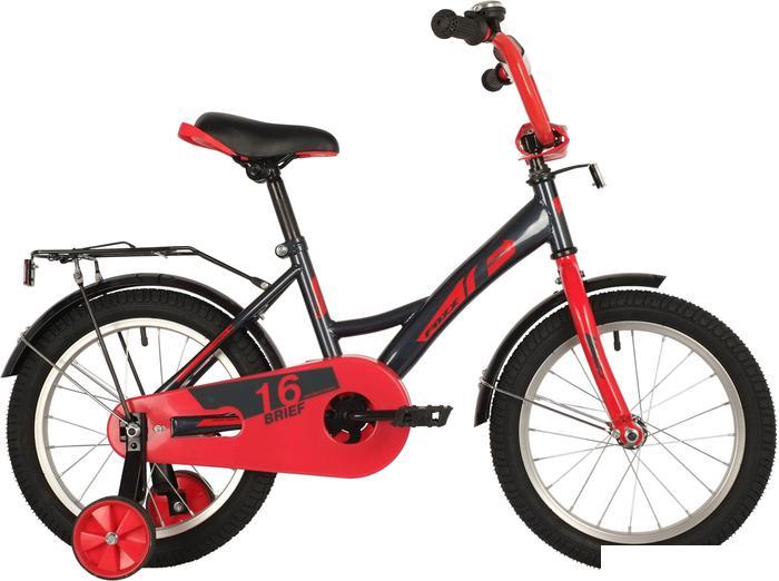 Детский велосипед Foxx BRIEF 16 2021 (красный) - фото 1 - id-p225810186