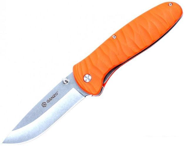 Складной нож Ganzo G6252-OR (оранжевый) - фото 1 - id-p226011731