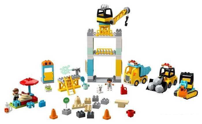 Конструктор LEGO Duplo 10933 Башенный кран на стройке - фото 3 - id-p225927191