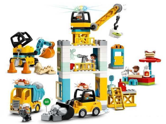 Конструктор LEGO Duplo 10933 Башенный кран на стройке - фото 4 - id-p225927191