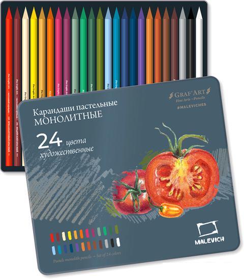 Набор пастельных карандашей Малевичъ GrafArt 810022 (24 цвета)