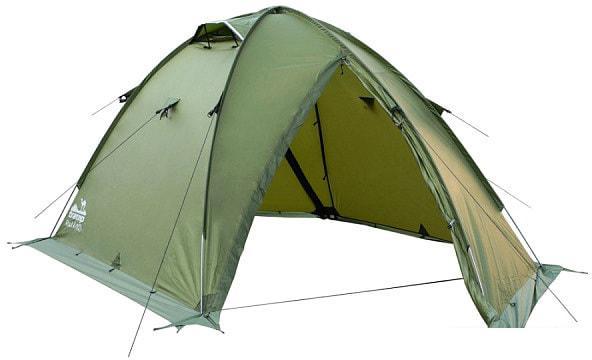 Экспедиционная палатка TRAMP Rock 4 v2 (зеленый) - фото 7 - id-p225817284