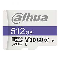 512Gb - Dahua C10/U3/V30 FAT32 Memory Card DHI-TF-C100/512GB (Оригинальная!)