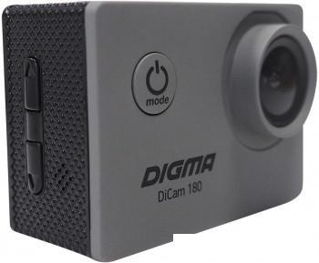 Экшен-камера Digma DiCam 180 (серый) - фото 6 - id-p225807375