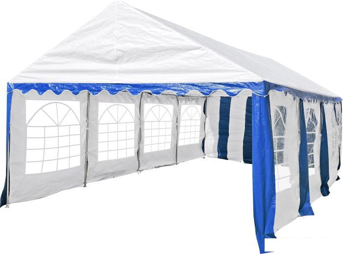 Тент-шатер Sundays Party 4x8 (белый/синий) - фото 1 - id-p225810234