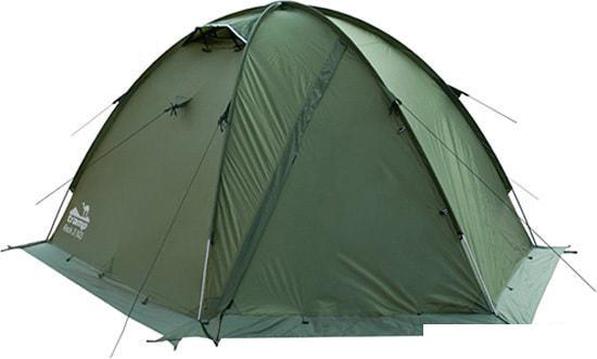 Экспедиционная палатка TRAMP Rock 3 v2 (зеленый) - фото 1 - id-p225817317