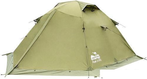 Экспедиционная палатка TRAMP Peak 3 v2 (зеленый) - фото 1 - id-p225817320