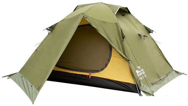 Экспедиционная палатка TRAMP Peak 3 v2 (зеленый) - фото 4 - id-p225817320