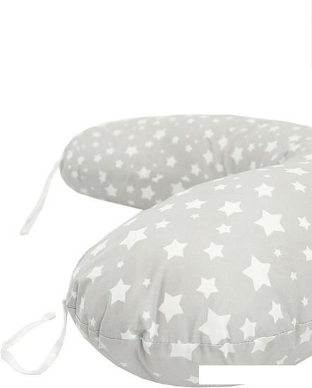 Подушка для беременных Amarobaby Звездочка AMARO-4001-ZvS (серый) - фото 4 - id-p225813241