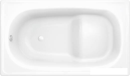 Стальная ванна EUROPA MINI 105*70 (c сиденьем) - фото 1 - id-p226076307
