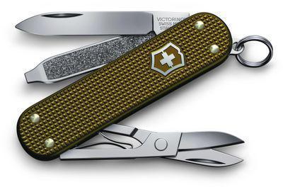 Складной нож Victorinox Classic SD Alox L E 2024, функций: 5, 58мм, коричневый, коробка подарочная - фото 3 - id-p226133338