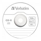 Диск Verbatim на шпинделе, CD-R, 0.7 гб, круглый бокс, 50 шт, фото 3