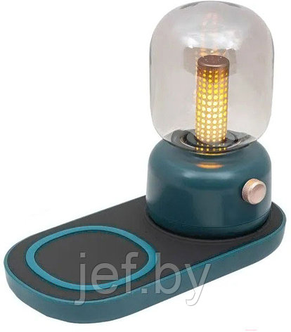 Светильник светодиодный настольный 1500mah (темно-зеленый) FORCEKRAFT FK-DEA5129, фото 2