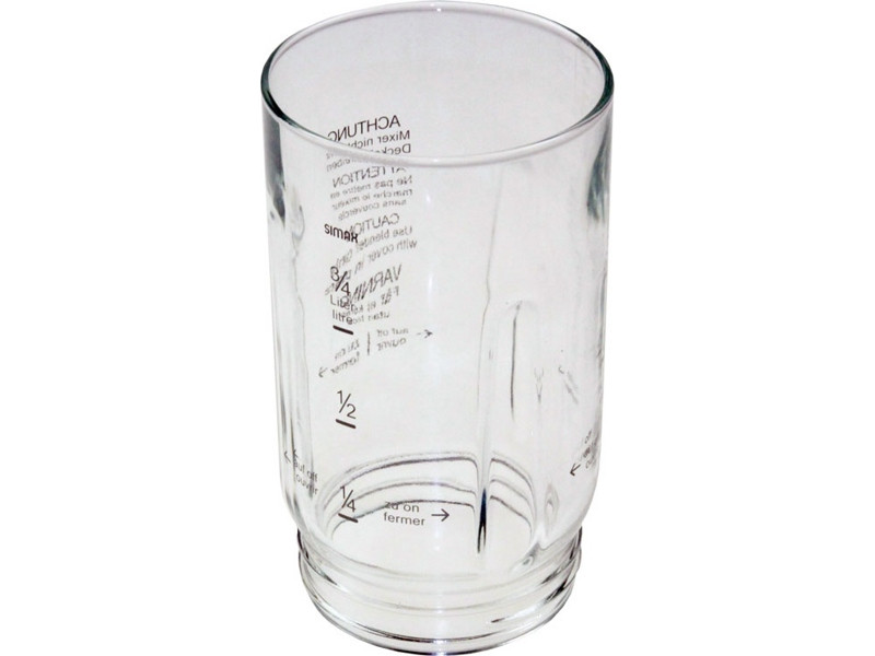 Стеклянный стакан блендера (емкость 750 мл) для кухонного комбайна Bosch 00081169 - фото 1 - id-p35832543