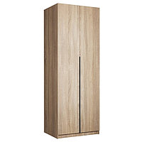 Шкаф распашной «Локер», 800×530×2200 мм, 2-х дверный, без полок, 1 ящик, цвет сонома