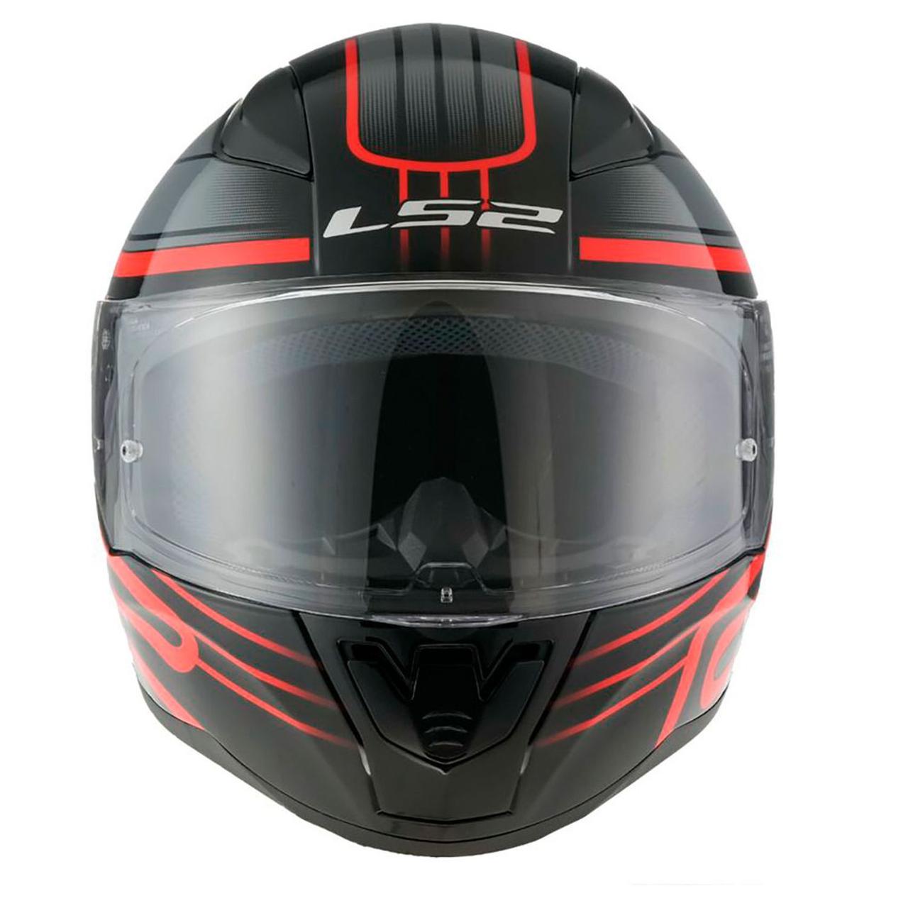 Шлем LS2 FF353 RAPID 2 CIRCUIT черно-красный - фото 2 - id-p226205347