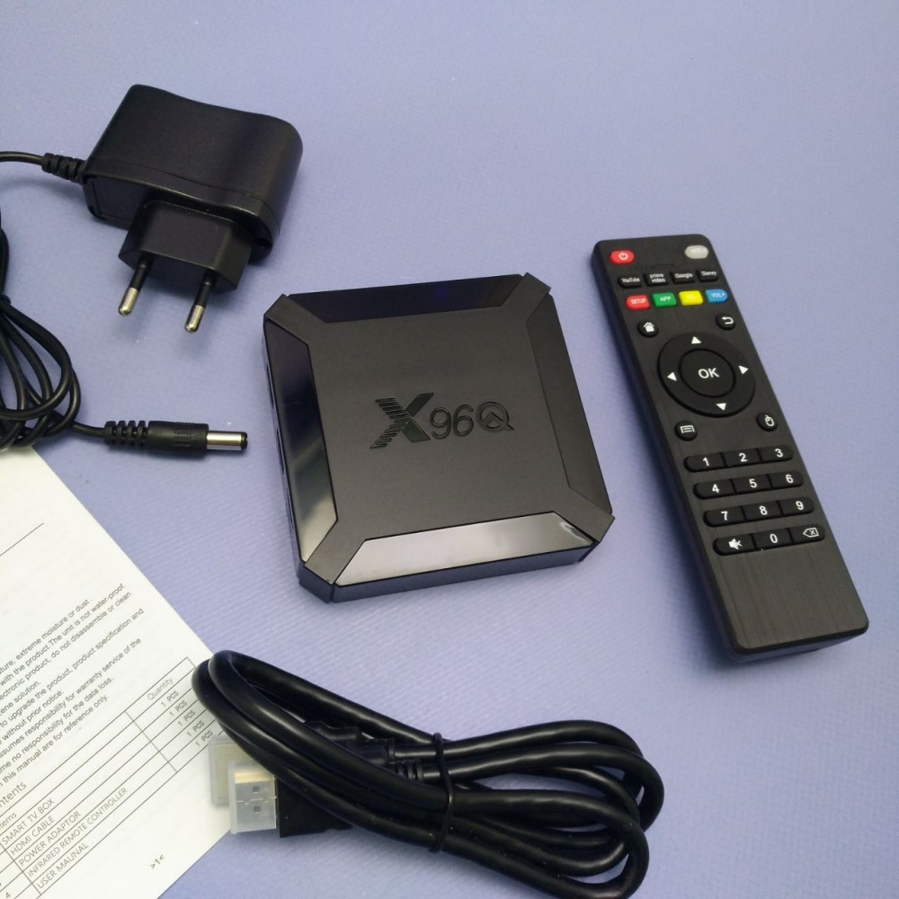 ТВ-приставка Android Smart TV Box X96 Q 1GB/8GB Wi-FiПульт д/у - фото 8 - id-p226205491