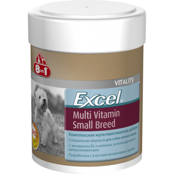 Витамины для собак 8in1 Excel Multi Vitamin Small Breed, 70 таб - фото 1 - id-p226205531