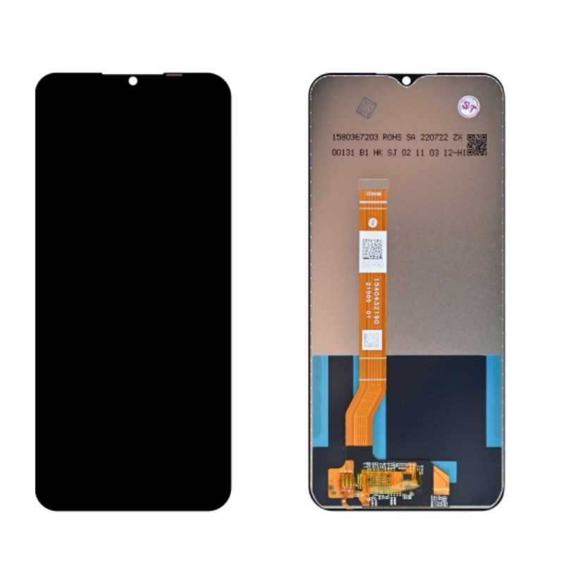 Дисплей Realme C35 (RMX3511)+тачскрин (черный) - фото 1 - id-p226205388